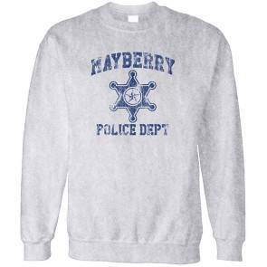 Mayberry Police Department - Crew Neck Sweat T-Shirt