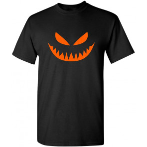 Mean Pumpkin Emoticon T-Shirt