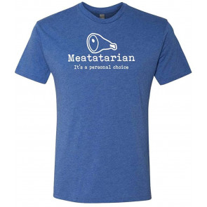 MEATATARIAN - Barbecue BBQ Grill Summer Food - Tri-Blend T-Shirt