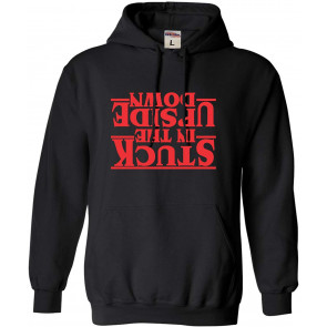 Medium Black Stuck In The Upside Down Sweat T-Shirt