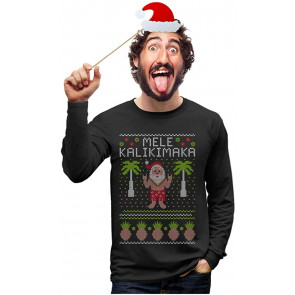 MeleKalikimaka Ugly Christmas  Men Sweat T-Shirt