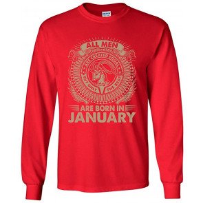 Men Born In January T-Shirt