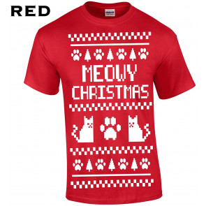 Meowy Christmas T-Shirt