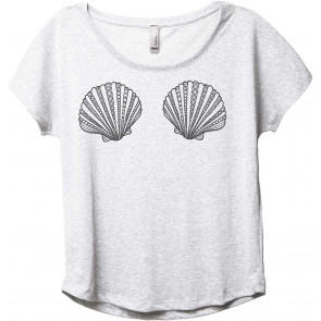 Mermaid Bra Fashion Slouchy Dolman T-Shirt