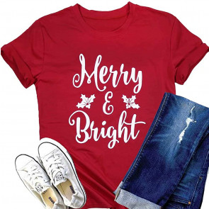 Merry And Bright Christmas Lights T-Shirt