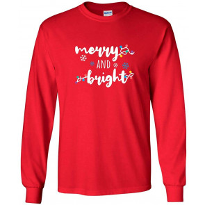 Merry And Bright Christmas Lights T-Shirt