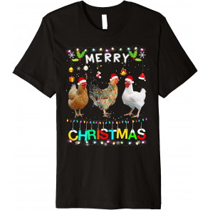 Merry Christmas Chicken  T-Shirt