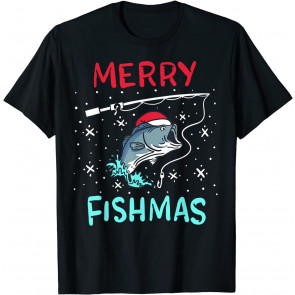 Merry Christmas Fishmas T-Shirt