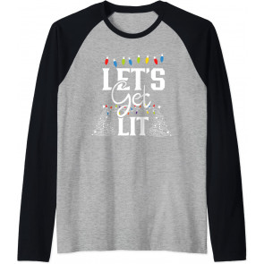 Merry Christmas Let's Get Lit T-Shirt