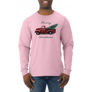 Merry Christmas Red Pick Up Truck Christmas T-Shirt