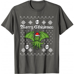 Merry Cthistmas Cthulhu Ugly Christmas   T-Shirt