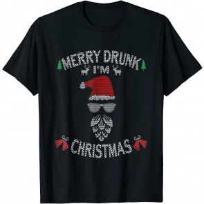 Merry Drunk I'm Santa Claus Christmas T-Shirt