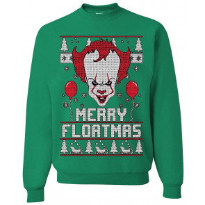 Merry Floatmas IT Clown Ugly Christmas  T-Shirt