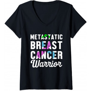 Metastatic Breast Cancer Awareness Aware Warrior T-Shirt
