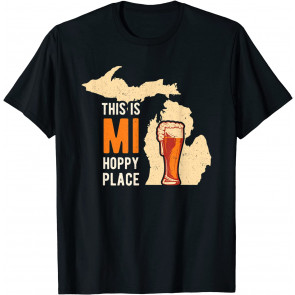 MI Beer Drinking T-Shirt