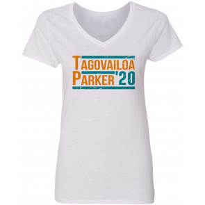 Miami Team Tagovailoa - Parker 2020 Womens Vneck T-Shirt