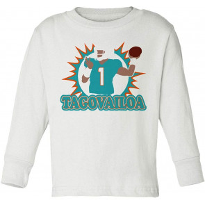 Miami Team Tua Time Logo Little Kids Girls Boys T-Shirt