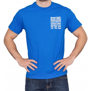 Michael Scott's Fun Run Race Blue T-Shirt