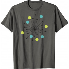 Mid Century Modern Atomic Age Pattern  T-Shirt