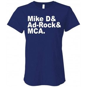 Mike D & AD-Rock & MCA - Rap Names - Ladies T-Shirt