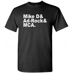 Mike D & AD-Rock & MCA - Rap Names - T-Shirt