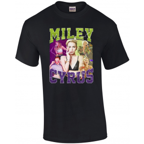 Halloween #Miley #Cyrus Horror Movie Vintage T-Shirt