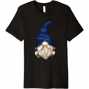 Military Gnomie Stuff For Veterans - Patriotic Blue Gnome T-Shirt