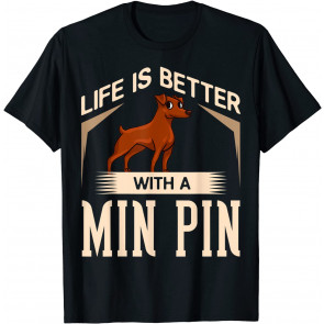 Miniature Pinscher Dog Gift Puppies Owner Lover T-Shirt