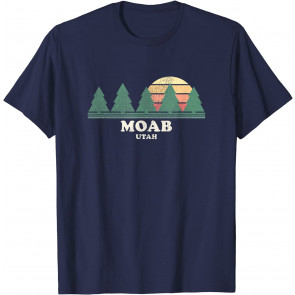 Moab UT Vintage Throwback T-Shirt