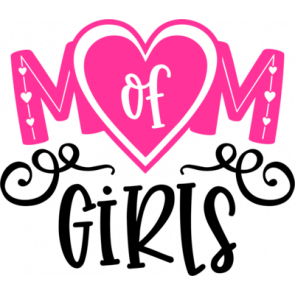 Mom Of Girls 7 T-Shirt