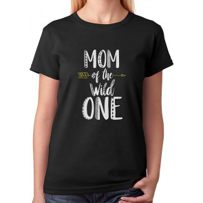 Mom Of The Wild One Funny 1st Birthday Women T-Shirt