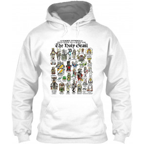 Monty P-ython Fifld Guite To A Quest For The H-OLY-g-Rail Life With Lover Hdw, T-Shirt