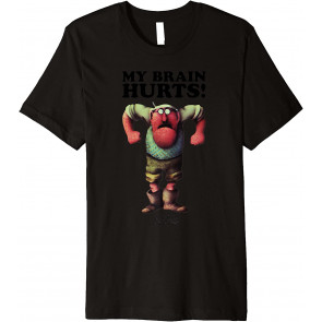 Monty Python Official Gumby My Brain Hurts T-Shirt