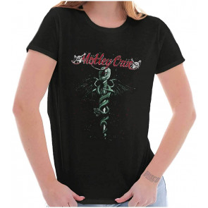 Motley Crue Rock Roll Snake Sword T-Shirt