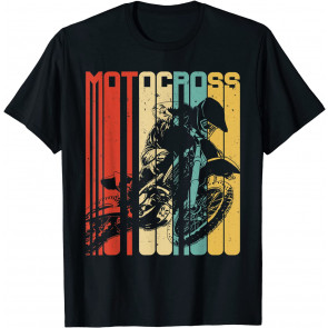 Motocross Dirt Bike Rider Retro Vintage Motorcycle Gifts Men T-Shirt