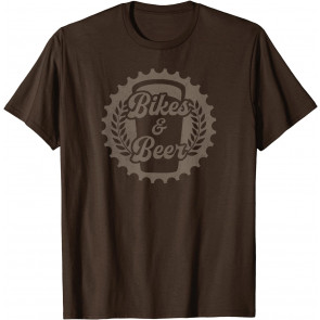 Mountain Biker Bike Rider And Beer Drinker: Bikes & Beer T-Shirt