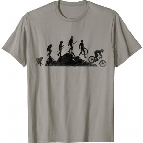 Mountain Biking Evolution Vintage Bicycle Sport Bike Rider T-Shirt