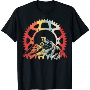 Mountain Biking Gear Retro Vintage Bicycle Bike Rider Gifts T-Shirt