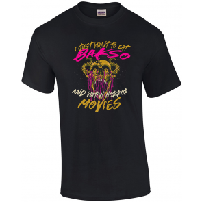 Eat Bakso And Watch Horror Movies Comfort Food Baso T-Shirt