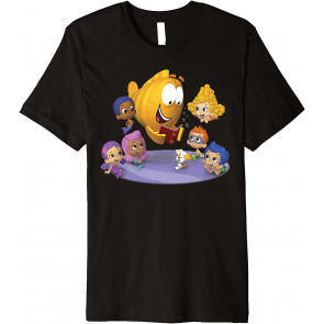 Mr. Grouper Reading To The Guppies Portrait T-Shirt