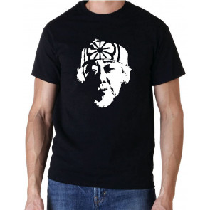 Mr Miyagi Karate Kid 80s Movie Black T-Shirt
