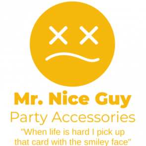 Mr Nice Guy  Party Accessories  When Life Is Hard I Pick Up That Card With The Smiley Face  Half Baked  90s Tshirt