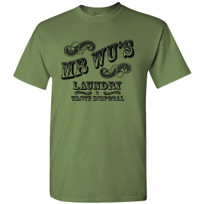 MR WU'S Laundry Service Mens Cotton T-Shirt