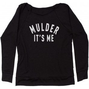 Mulder, It's Me Off Shoulder Sweat T-Shirt