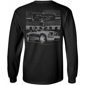 Mustang With Grill-Ford T-Shirt