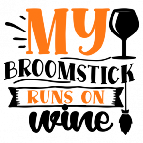 My Broomstick Runs On Wine 01 T-Shirt