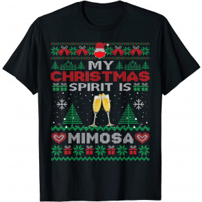 My Christmas Spirit Is Mimosa T-Shirt