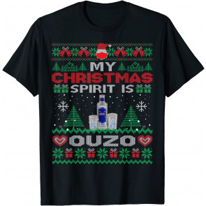 My Christmas Spirit Is Ouzo T-Shirt