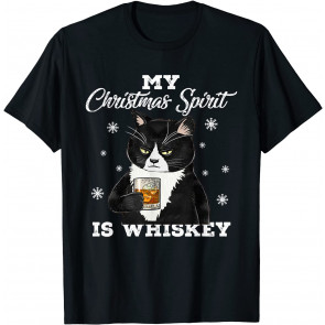 My Christmas Spirit Is Whiskey T-Shirt