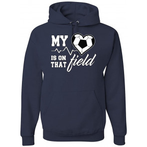 My Heart Is On That Soccer Field Sports T-Shirt